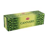 HEM Lot de 25 bâtons d'encens Cannabis 8 bâtons par paquet