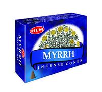 Hem Lot de 3 paquets de 10 cônes d'encens Myrrhe = 30 cônes