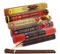 Hem Lot de 5 bâtons d'encens à base de cannelle avec 5 parfums à base de cannelle