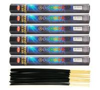 Hem Lot de 6 bâtonnets d'encens, différents parfums, 120 bâtonnets au total, sept chakras