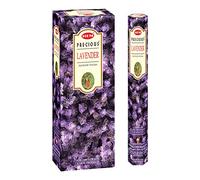 HEM Lot de 6 bâtons d'encens à la Lavande - Fabriqués à la Main en Inde - Parfum Floral - 301 g - Taille L