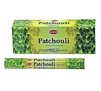 Hem Lot de 6 boîtes de 20 bâtonnets d'encens Patchouli
