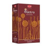 HEM Mantra Masala Lot de 12 bâtonnets d'encens Masala Agarbatti