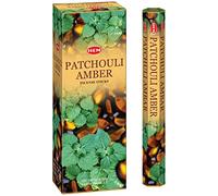 Hem Patchouli Amber Incense Sticks(9.3 cm X 6.0 cm X 25.5cm, Black)