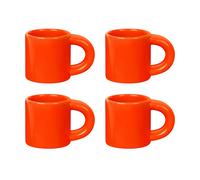 Hem Tasse à espresso Bronto 10 cl Lot de 4 Orange