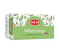HEM White Sage Masala Incense Lot de 12 boîtes de 15 g
