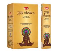 HEM YOG Chakra Masala Lot de 12 Paquets de bâtonnets d'encens