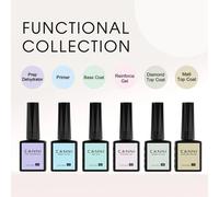 Hema Free - vernis à ongles Semi-Permanent, couche de Base renforcée, longue tenue, diamant trempé, Top Venalisa CANNI, couche de finition mate BaseCoat 13023