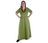 HEMAD Robe médiévale Hrist en coton, couleurs chanvre, bleu, rouge, vert clair, beige S/M, L/XL, XXL/XXXL, vert clair, XXL-3XL
