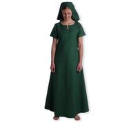 HEMAD Robe médiévale Hrist en coton, couleurs chanvre, bleu, rouge, vert clair, beige S/M, L/XL, XXL/XXXL, vert, L-XL