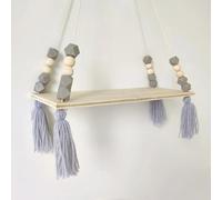 Hemasa Étagère de rangement octogonale style nordique à suspendre au mur pour chambre d'enfant - Décoration créative pour la maison (gris)