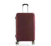 Hemasa Housse de protection en tissu extensible pour valise de 45,7 à 81,3 cm, rouge vin, XL 29-32 inch, Housse de protection extensible