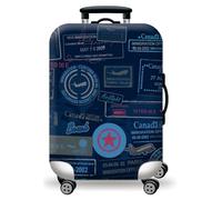 Hemasa Housse de protection épaisse et élastique avec fermeture éclair pour valise de 45,7 à 81,3 cm, Couleur 6, L 25-28 inch, Housse de protection extensible