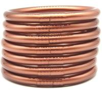 Hemasa Lot de 7 bracelets bouddhistes mantra thaïlandais en gelée, 65MM, Métal, Agate