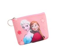 Hemasa Portefeuille d'école tendance dessin animé La Reine des neiges série impression grande capacité de stockage portable durable PU porte-monnaie portefeuille, 6
