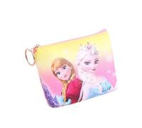 Hemasa Portefeuille d'école tendance dessin animé La Reine des neiges série impression grande capacité de stockage portable durable PU porte-monnaie portefeuille, 1