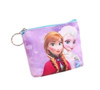Hemasa Portefeuille d'école tendance dessin animé La Reine des neiges série impression grande capacité de stockage portable durable PU porte-monnaie portefeuille, 4