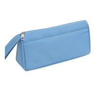 Hemasa Trousse à crayons de grande capacité - Portable - Oxford - Double couche - Pour enfants, bleu ciel, Forme carrée