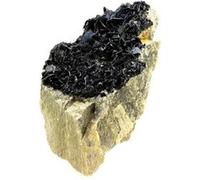 HEMATITE - Pierre Naturelle en Provenance de France, Alpe d'Huez - Roche Magnétique et Brillante 742.0 ct - Certificat d'Authenticité Inclus 85 x 40 x 35 mm G