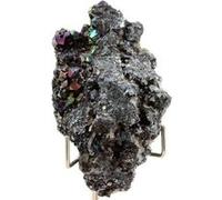 HEMATITE + QUARTZ - Pierre Naturelle en Provenance d'Italie, Rio Marina - Minéral de Guérison et d'Ancrage 345.75 ct - Certificat d'Authenticité Inclus 61 x 36 x 26 mm G