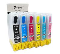 HEMEI@ - 1 ensemble de cartouches vides rechargeables T079, compatibles avec les imprimantes Stylus Photo 1400, 1500W, P50, PX650, PX660, PX700W, PX710FW, PX720WD