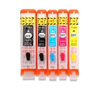 HEMEI PGI-570 CLI-571 Vide Cartouche d'encre Rechargeables pour Ts5050 Ts5051 Ts5053 Ts5055 Ts6050 Ts6051 Ts6052 TS8050 Ts8051 Ts8052 Ts8053 Ts9050 Ts9055 imprimante