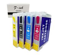 HEMEI T129 Cartouche d'encre Vide Rechargeable pour Epson B42WD SX435 W SX230 SX235 W SX420 W SX425 W SX430 W SX435 W sx438 SX440 W SX445 W SX525WD SX535WD SX620FW BX305 F BX305FW bx525fw Imprimante