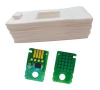 HEMEINY MC-30 Éponge d'entretien et puce compatible avec imprimantes Canon imagePROGRAF PRO-2100 4000 4100 6000 6100 TX-3000 3100 4000 4100