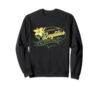 Hémérocalles Heureux Parmi Les hémérocalles Amateurs de Fleurs de Jardin Sweatshirt
