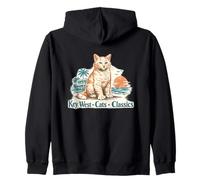 Hemingway Cat Key West Cat Souvenir Sweat à Capuche