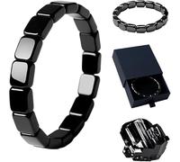 Hemios Bracelet en hématite - Inspiré par les généraux romains et les guerriers vikings, le port quotidien relie le champ d'énergie pour stimuler naturellement le métabolisme, restaurer la confiance