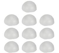 Hémisphères en mousse blanche de 2 cm pour la fabrication de boules (5 cm) | Matériau en polystyrène, léger mais robuste, parfait pour le modélisme et les prototypes architecturaux