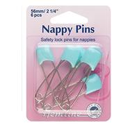 Hemline Épingles de sûreté bébé – Pack de 6 – Rose