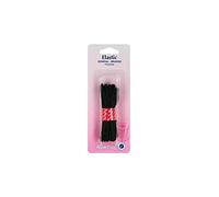 Hemline Élastique tressé à Usage général - 3 mm x 5 m - Noir - Élastique en Polyester Durable pour Couture, Maillots de Bain et Moulage, Solide et résistant