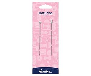 Hemline Épingles de chardon et chapeau 90 mm-Lot de 2
