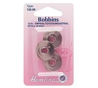 Hemline H120.06 | | Bobine en métal 9,1 mm | Lot de 3 | marques Empisal, Toyota, Bernette