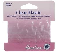 Hemline H686.90 : Élastique léger résistant au sel et au Chlore 9 mm x 3 m