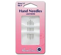 Hemline Hand Sewing Needles - Leather/Pvc/Vinyl Size 3-7 by Hemline