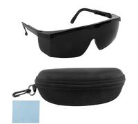 Hemlosk Lunettes de Protection Laser et Lumière Pulsée, IPL 190-540nm Lunettes de Sécurité Laser, Lunette Bricolage avec étui, Protection Contre les UV, Epilateur Lumiere Pulsee, Lunette UV 400