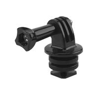 Hemlosk Sabot Adaptateur pour GoPro, Support de Caméra Adaptateur Montage Compatible avec Les Caméras d'action pour Hero 12/11/10/9/8/7/6/5/4/3, Fixation de Cold Shoe pour Caméra d'action