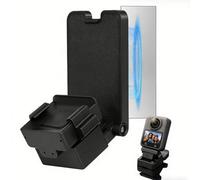 Hemlosk Support Magnétique pour DJI Osmo Pocket 3, Adaptateur d’Extension Réglable à 180°, Support Caméra pour Bureau et Surface Verticale, Fixation Rapide avec Plaques Métalliques
