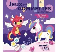Hemma et moi - Jeux avec gommettes - Un monde magique - Livre de gommettes - Dès 4 ans