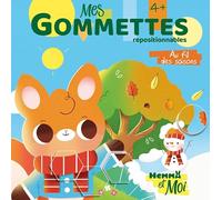 Hemma et moi - Mes gommettes - Au fil des saisons - Livre de gommettes - Dès 4 ans