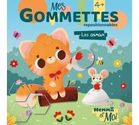 Hemma et moi - Mes gommettes - Les animaux - Livre de gommettes - Dès 4 ans