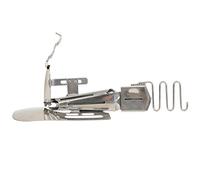 Hemmer Folder Sleeves Outil d'ourlet roulé Accessoires de machine à coudre en métal avec 11 options de style pour relier les colliers et les manches tricotés avec des tuyaux (Sortie le 16/07)