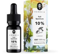 Hemnia Huile De Coco Mct À Spectre Complet 10 %, 3000 Mg, 30 Ml, Citron