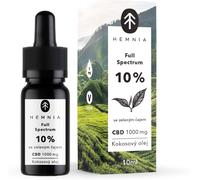 Hemnia Huile De Coco Mct À Spectre Complet 10 %, 3000 Mg, 30 Ml, Thé Vert