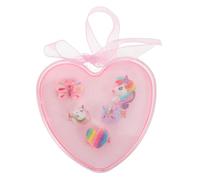 Hemobllo 1 boîte Anneaux Licorne Garçon Fille Réglables Plastique pour Filles Coffret de Bagues Fantaisie Sécurisées pour Jeux et Fêtes