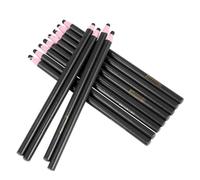 Hemobllo 1 boîte Crayon Gras Cire Noir Peel Off Stylo de Marquage sans Taillage pour Cuir et Boîte Pratique pour Maison et Atelier