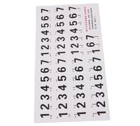 Hemobllo 1 Ensemble Autocollants pour Clavier de Piano Clés Stickers Numériques Amovibles pour Débutants pour Mémoriser les Touches de Piano et Développer de Bonnes Habitudes de Jeu